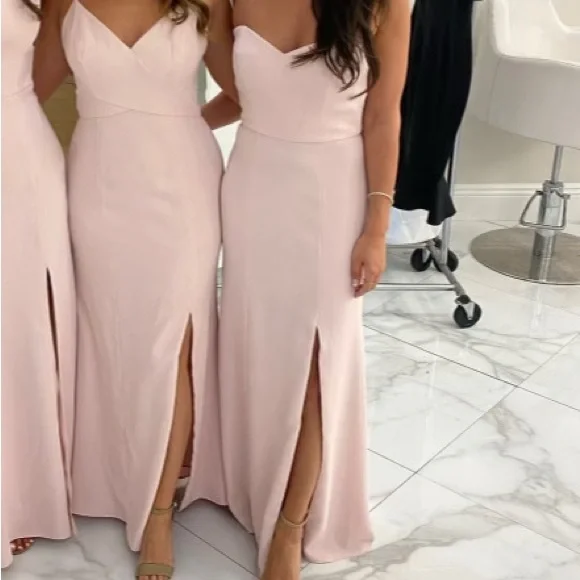 Blush pink strapless dress - Picture 5 of 5